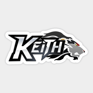 Keith (Black Version) Sticker